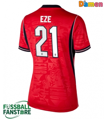 England Eberechi Eze #21 Replik Auswärtstrikot Damen WM 2026 Kurzarm